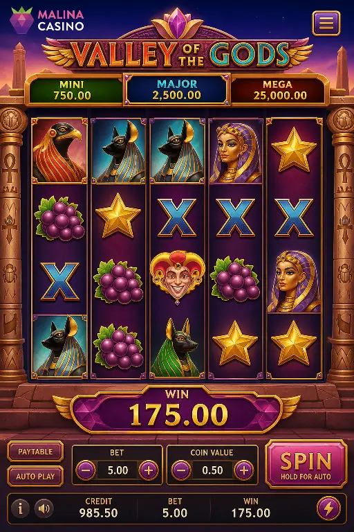 MalinaCasino — скриншот 2